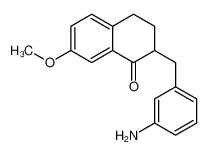 2-(3-aminobenzyl)-7-methoxy-3,4-dihydronaphthalen-1(2H)-one_193008-92-3