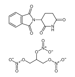 propane-1,2,3-triyl trinitrate compound with 2-(2,6-dioxopiperidin-3-yl)isoindoline-1,3-dione (1:1)_193012-10-1