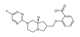 (7S,8aS)-2-(5-fluoropyrimidin-2-yl)-7-((2-nitrophenoxy)methyl)octahydropyrrolo[1,2-a]pyrazine_193067-25-3