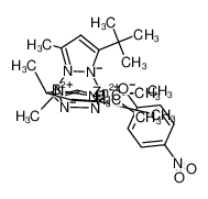 (hydrotris(3-tert-butyl-5-methylpyrazolyl)borato)(p-nitrophenolato)zinc_193075-60-4