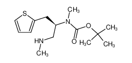 N-methyl-N-((1R)-2-methylamino-1-((thien-2-yl)methyl)ethyl)carbamic acid tert-butyl ester_193086-54-3