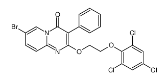 7-bromo-3-phenyl-2-(2-(2,4,6-trichlorophenoxy)ethoxy)-4H-pyrido[1,2-a]pyrimidin-4-one_193089-46-2