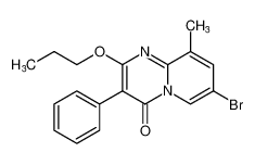 7-bromo-9-methyl-3-phenyl-2-propoxy-4H-pyrido[1,2-a]pyrimidin-4-one_193089-98-4