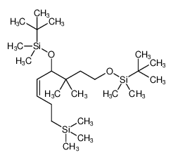(Z)-2,2,3,3,6,6,10,10,11,11-decamethyl-5-(4-(trimethylsilyl)but-1-en-1-yl)-4,9-dioxa-3,10-disiladodecane_193093-74-2
