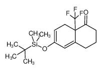 6-(tert-Butyl-dimethyl-silanyloxy)-8a-trifluoromethyl-3,4,8,8a-tetrahydro-2H-naphthalen-1-one_193150-31-1