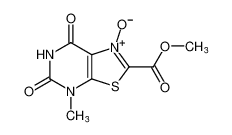 2-(methoxycarbonyl)-4-methyl-5,7-dioxo-4,5,6,7-tetrahydrothiazolo[5,4-d]pyrimidine 1-oxide_193196-47-3