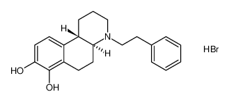 (4aS,10bS)-4-phenethyl-1,2,3,4,4a,5,6,10b-octahydrobenzo[f]quinoline-7,8-diol hydrobromide_193196-63-3