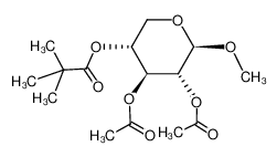 2,2-Dimethyl-propionic acid (3R,4S,5R,6R)-4,5-diacetoxy-6-methoxy-tetrahydro-pyran-3-yl ester_193209-36-8