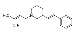 (E)-1-(3-methylbut-2-en-1-yl)-3-styrylpiperidine CAS:193224-88-3 manufacturer & supplier