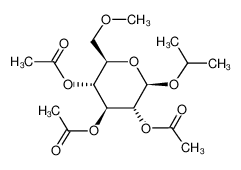 Isopropyl-(2,3,4-tri-O-acetyl-6-O-methyl-β-D-glocopyranosid)_19325-85-0