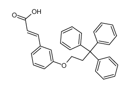 trans 3-(3,3,3-Triphenylpropoxy)cinnamic acid_193282-89-2