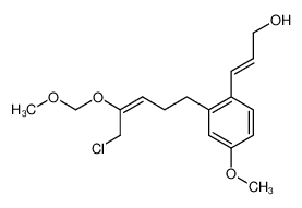 (E)-3-[2-((E)-5-Chloro-4-methoxymethoxy-pent-3-enyl)-4-methoxy-phenyl]-prop-2-en-1-ol_193337-52-9
