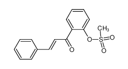 1-Oxo-1-(2-methansulfonyloxy-phenyl)-3-phenyl-propen-2_19334-31-7