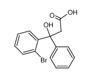 3-Hydroxy-3-phenyl-3-(2-brom-phenyl)-propionsaeure_19334-72-6