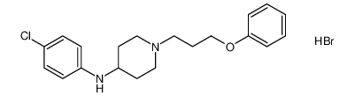 N-(4-chlorophenyl)-1-(3-phenoxypropyl)piperidin-4-amine hydrobromide_193355-08-7