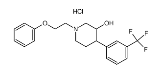 3-Hydroxy-1-(2-phenoxyethyl)-4-(3-trifluoromethylphenyl)piperidine hydrochloride_193355-11-2