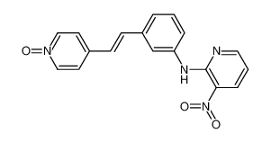 3-Nitro-2-[3-[(E)-2-(1-oxido-4-pyridyl)vinyl]phenylamino]pyridine_193357-14-1