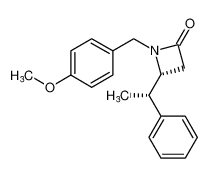 (R)-1-(4-methoxybenzyl)-4-((S)-1-phenylethyl)azetidin-2-one_193401-46-6
