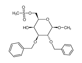Methyl-(O2,O3-Dibenzyl-O6-methansulfonyl-β-D-galactopyranosid)_19342-32-6