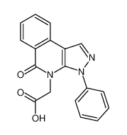 2-(5-oxo-3-phenyl-3,5-dihydro-4H-pyrazolo[3,4-c]isoquinolin-4-yl)acetic acid_193482-89-2