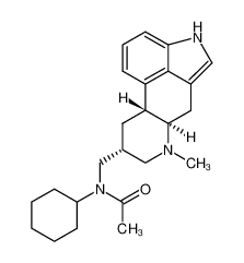 N-cyclohexyl-N-(6-methyl-ergolin-8-ylmethyl)-acetamide_1935-88-2