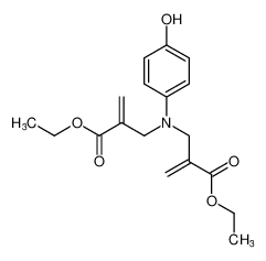 diethyl 2,2'-(((4-hydroxyphenyl)azanediyl)bis(methylene))diacrylate_193527-71-8