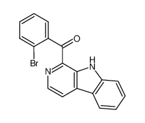 (2-bromophenyl)(9H-pyrido[3,4-b]indol-1-yl)methanone_193551-50-7
