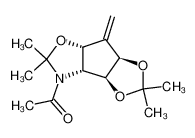 1-((3aS,3bR,6aR,7aR)-2,2,5,5-Tetramethyl-7-methylene-tetrahydro-[1,3]dioxolo[4',5':4,5]cyclopenta[1,2-d]oxazol-4-yl)-ethanone_193558-63-3