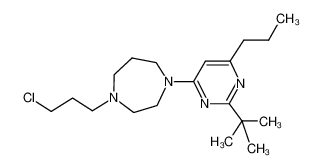 1-(2-(tert-butyl)-6-propylpyrimidin-4-yl)-4-(3-chloropropyl)-1,4-diazepane_193611-09-5