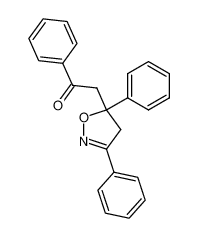 2-(3,5-diphenyl-4,5-dihydro-isoxazol-5-yl)-1-phenyl-ethanone_19363-81-6