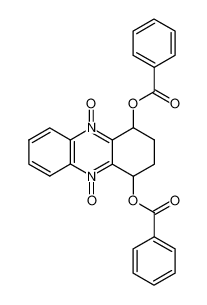 1,4-bis(benzoyloxy)-1,2,3,4-tetrahydrophenazine 5,10-dioxide_19366-67-7