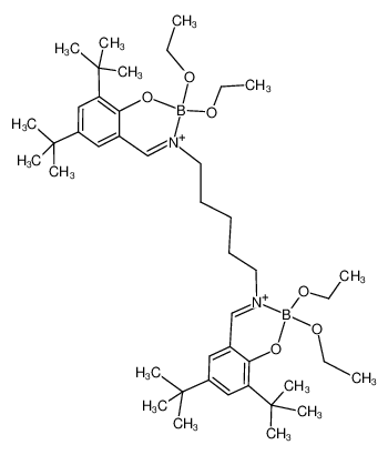 3,3'-(pentane-1,5-diyl)bis(6,8-di-tert-butyl-2,2-diethoxy-2H-2l4-benzo[e][1,3,2]oxazaborinin-3-ium)_193672-81-0