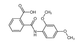 2-((2,4-dimethoxyphenyl)carbamoyl)benzoic acid_19368-26-4