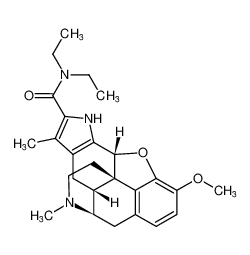 (4bS,8R,8aR,12bR)-N,N-diethyl-1-methoxy-7,10-dimethyl-5,6,7,8,8a,9,12,12b-octahydro-4,8-methanobenzofuro[3,2-e]pyrrolo[2,3-g]isoquinoline-11-carboxamide_193696-93-4