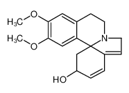 11,12-dimethoxy-2,6,8,9-tetrahydro-1H-indolo[7a,1-a]isoquinolin-2-ol_19373-79-6