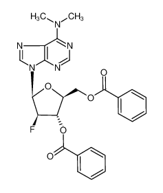 ((2S,3S,4R,5S)-3-(benzoyloxy)-5-(6-(dimethylamino)-9H-purin-9-yl)-4-fluorotetrahydrofuran-2-yl)methyl benzoate_193754-04-0