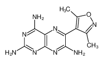 6-(3,5-dimethyl-isoxazol-4-yl)-pteridine-2,4,7-triamine_19376-03-5