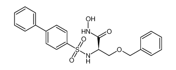 (R)-2-([1,1'-biphenyl]-4-sulfonamido)-3-(benzyloxy)-N-hydroxypropanamide_193807-95-3