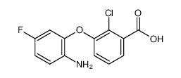 2-Chlor-3-(5-fluor-2-aminophenoxy)-benzoesaeure_19388-96-6