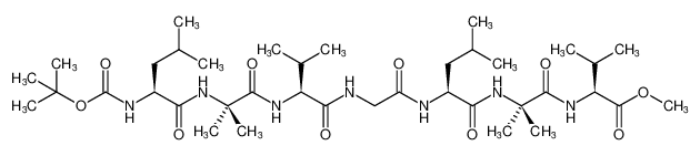 L-Valine,N-[(1,1-dimethylethoxy)carbonyl]-L-leucyl-2-methylalanyl-L-valylglycyl-L-leucyl-2-methylalanyl-, methyl ester_193897-95-9