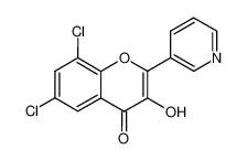 6,8-dichloro-3-hydroxy-2-pyridin-3-yl-chromen-4-one_1939-56-6