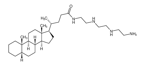 (R)-N-(2-((2-((2-aminoethyl)amino)ethyl)amino)ethyl)-4-((5S,8R,9S,10S,13R,14S,17R)-10,13-dimethylhexadecahydro-1H-cyclopenta[a]phenanthren-17-yl)pentanamide_193901-97-2