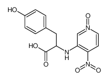 dl-4-Nitro-3-(2-(4-hydroxyphenyl)-1-carboxy-ethylamino)-pyridin-N-oxid_19392-14-4
