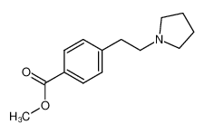 methyl 4-[2-(1-pyrrolidinyl)ethyl]benzoate_193964-24-8