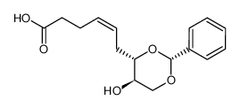 (Z)-6-((2R,4S,5R)-5-Hydroxy-2-phenyl-[1,3]dioxan-4-yl)-hex-4-enoic acid_193970-30-8