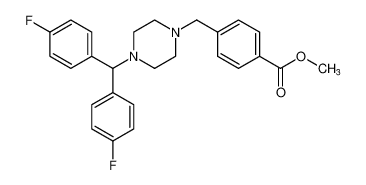 methyl 4-((4-(bis(4-fluorophenyl)methyl)piperazin-1-yl)methyl)benzoate_194017-40-8