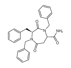 (2S,5S)-1,2,4-tribenzyl-3,7-dioxo-1,4-diazepane-5-carboxamide_194019-12-0