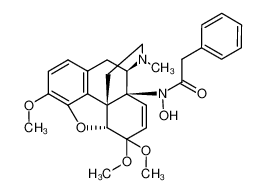 14β-(N-hydroxyphenylacetamido)codeinone dimethyl ketal_194029-49-7