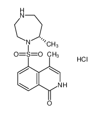 (S)-4-methyl-5-((7-methyl-1,4-diazepan-1-yl)sulfonyl)isoquinolin-1(2H)-one hydrochloride_194032-05-8