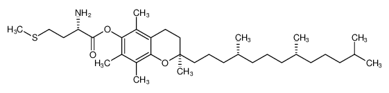 L-Methionine,(2R)-3,4-dihydro-2,5,7,8-tetramethyl-2-[(4R,8R)-4,8,12-trimethyltridecyl]-2H-1-benzopyran-6-yl ester_194036-80-1
